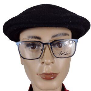 J,W. LEWIS BLUE NAVY  METAL EYEGLASS FRAME JW05